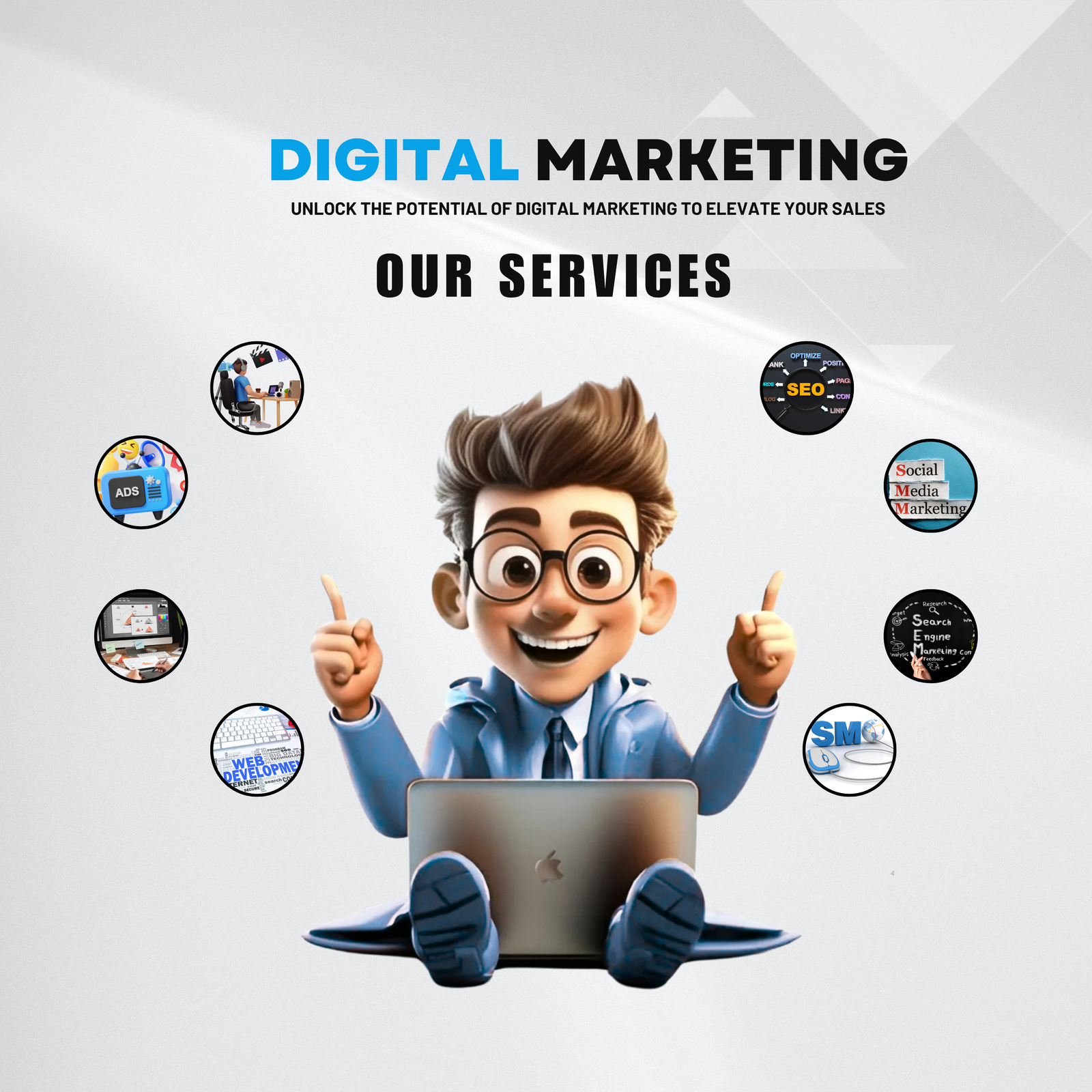 Digital Services Illustration